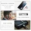 CaseMe Retro Leder Flip Stand Wallet Cases für iPhone 14 Pro Max 13 12 11 XS XR X 8 7 Plus Stoßfeste Kreditkartenfächer Halter Telefonabdeckung