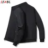 Men's Down Parkas Fleece Lined Winter Jacket Men Casual Business Office Dress Coat Solid Color Thick Warm Parka Lining 231124