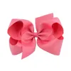 6 40 Inch Colors Fashion Baby Ribbon Bow Hairpin Clips Girls Large Bowknot Barrette Kids Hair Boutique Bows Children Hair Accessories KFJ125