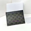 Designer Purse Wallet Card Holder Samma kortklipp Wallet Classic Fashion Triumphal Arch Old Flower Card Bag Kvinna