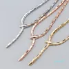 zilveren gouden choker hangers lange meerdere initiële kettingen voor vrouwen trendy designer Fine Jewelry Party