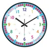 Wall Clocks Homeschool Room Clock Colorful Round Silent Enhance Time-telling Skills In Kids' Decor