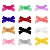 3.2 inch Baby Girls Hairpins Hair Accessories Fashion Velvet Ribbon Bows Hairgrips Kids Whole Wrapped Hair Clips Barrettes