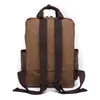 Backpack Oil Wax Canvas Men Large Capacity Male Handbag For Travel Designer Bag Retro Shoulder High Quality