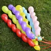 Décoration de fête 20/100 pièces/lot, ballon en Latex torsadé à vis, fournitures longues en spirale épaississantes, jouets gonflables en forme de bande 5z