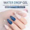 False Nails Vendeeni 15ml Water Droplets Gel UV Bubble Lacquer Paste Rhinestones Ripple Effect Varnish 230425