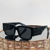 Big Black Frame Sun Glasses For Men Luxury Designer Solglasögon med Box Woman Summer Square Adumbral Polarised UV-Proof GeryGlasses