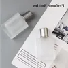 30 50ml Frosted Clear Glass Spray Perfume Bottle Glass Flat Square Atomizer Sprayer Refillable Bottles Empty Hrjuk