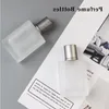 30 50 ml Frosted Clear Glass Spray Parfume Bottle Glass Flat Square Atomizer Sprayer Refillerbara flaskor tomma hrjuk