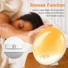 Desk Table Clocks Nature Wake Up Light Alarm Clock with SunriseSunset Simulation Dual Alarms FM Radio Snooze LED Atmosphere Night 231124