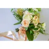 Wedding Flowers 2023 European Style Bouquets High Quality Bridal 35 55cm Accessories