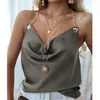 Camisoles Tanks Maillot de bain Tops pour femmes sans manches col en V Summer Top Blouse Tank 2xl Womens