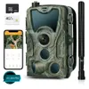 Hunting Cameras HC801PRO 4K caméra de traînée de diffusion en direct Service Cloud APP 4G caméras de chasse sans fil cellulaire Mobile 30MP caméras de Vision nocturne 231124