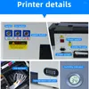 Printerafdruk op T-shirt drukmachine Warmtepers Overdracht Direct Film A3
