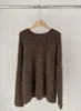 TOTEME WOMEN CREW-Neck Warm Lose Knit Sweter