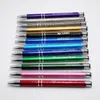 Couleurs vendant des stylos à bille personnalisés imprimés avec votre Logo et votre texte de marque, 100 pièces par Lot