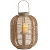 Świecowe uchwyty Vintage drewniana lampa wiatrowa Świecana Świec Jedwabny ręcznie tkany latarnia homestay herbahouse dekoracja strzelanie rekwizytów