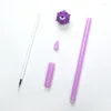 24/48 Pcs Wholesale Creative Rollerball Gel Pens Cute Cartoon Learning Stationery Office Supplies Water-based Signature Pen