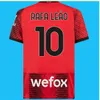 23/24 Milans Ibrahimovic Giroud Soccer Jerseys 2023 Pulisic Theo Toni REIJNDERS SHIRT ROMAGNOLI Rafa Leao S.Castillejo Reijnders Football Uniform