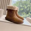 Designer Classic Ultra Mini Boots Snow Boot Platform Kort kvinnor Män Fur Sheepskin Tasman Tazz Chestnut Sand Mustard Seed Beige Australian Winter Ankle Size35-40