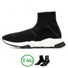 Speed 1.0 2.0 Designer Casual Shoes Paris Graffiti Trainers Knit Runner Chaussettes Black Watermark sneakers platform Hommes Femmes Stretch trainers balenciagas balencaiga