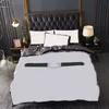 Wit plaidpatroon beddengoed set modieus delicaat paar luxe zachte dekbed set thuisbed accessoires onderscheidende designer beddengoed 4 stcs queen size jf021 b23