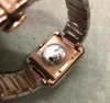 Populaire automatische mechanische beweging horloges 904L roestvrijstalen klok armband vierkante Romeinse tank wijzerplaat Men Business Self Wuring Core Watch Casual Bracelet