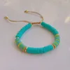 Charm Bracelets KKBEAD In Heishi Disc Beads Bracelet Jewelry For Women 2023 Fall And Winter Polymer Clay Beaded Armbanden Bijoux
