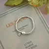 Beaded ASHIQI Natural Baroque Pearl 925 Sterling Silver Bracelet Fashion Jewelry for Women 230425