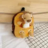 Zaino per bambini creativo e carino Zaino in peluche simpatico cartone animato coreano per ragazzi e ragazze Zaino per scuola materna