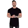 T-shirt da uomo T-shirt da palestra T-shirt da uomo in cotone a maniche corte T-shirt slim casual in bianco T-shirt da allenamento per bodybuilding fitness maschile Top Abbigliamento estivo 230426