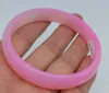 65MM gecertificeerde natuurlijke Agaat Chalcedoon roze sieraden armband