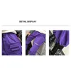 Men's Pants Men Streetwear Cargo Pants Overalls Mens Baggy Hip Hop Joggers Pants Pockets Harem Pants Purple Sweatpants Korean 230425