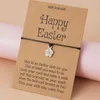 Charm Bracelets Cute /Flower/Duck Pendant Bracelet Black Rope Wrist Chain For Girl Creative Charming Friendship