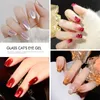 False Nails CHUNSHU Crystal Cat Eye Magnetic Gel With Soak Off Glass Top Coat UV For Art Manicure Transparent 20 Colors 230425