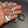 Chains Choose ICP Hatchetman Necklace Juggalo Juggalette Charm Stainless Steel 1inch Pendant Beads Chain 6mm 24inch