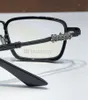 Nouveau design de mode lunettes optiques carrées 8244 monture en titane et acétate exquise forme rétro style simple et populaire avec boîte peut faire des lentilles de prescription