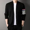 G3036 Men Designer Sweater Plaid Slim Fit Long Sleeve Autumn Mens سترة كارديجان