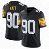 8 George Pickens Kenny Pickett TJ Watt Camisa de futebol 24 Joey Porter Jr Franco Najee Harris Troy Polamalu Minkah Fitzpatrick Pat Freiermuth Cameron Heyward Bettis