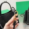 Tote Bag Women Shop Bag Shoulder Handbags Crochet Crossbody Designer Leather 2 Pockets Lrage Capacity