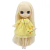 Poppen Icy DBS Blyth Doll White Skin Glossy Face Matte Face Joint Lichaam met handset A B 1/6 BJD Geschikte DIY Make -up Speciale prijs 230426