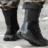 Vandringskor Vandring Skodon Summer Combat Training Boot Män Kvinnor klättrar lätt träning Taktiska stövlar utomhus vandring andas armé mesh fan skor