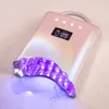 Secadores de uñas Pro inalámbrico 78W UV Lámpara LED Manicura Secador de batería recargable para curar Gel Polaco Luz LED inalámbrico 231123