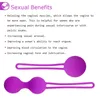 EggsBullets Palline vaginali Vibratore per le donne Palla di silicone sicura Vagina stringere la macchina per esercizi Giocattoli sexy Ben Wa Articoli erotici Amore 231124