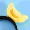 Bandanas Hair Sieraden Party Accessoires Bananen Black Scrunchies Cosplay Hoofdtooi Fruit