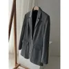 Ternos femininos Blazers PB ZA Blazer feminino Ternos de roupas elegantes Normcore Solid Normcore casual unissex jaqueta solta Saias de cintura baixa