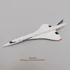 Vliegtuigen Modle 16 cm vliegtuigmodel Air France Concorde Costa Aircraft Model L 1 400 Schaal Diecast metaal Ally Air Plane Airplanes Mode Plane 230426