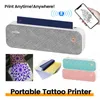 Imprimante de tatouage sans fil Mini batterie intégrée Rechargeable pochoir Machine Supporte téléphone APP système Windows