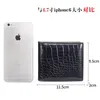 Wallets Crocodile Belly Wallet Men's Short Leather High Quality Suit Horizontal Multi-card 2023