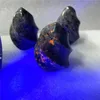 Decorative Figurines Natural Yooperlite Quartz Polished Flame Torch Ornament Stones And Crystals For Protection Energy Magic Jewelry